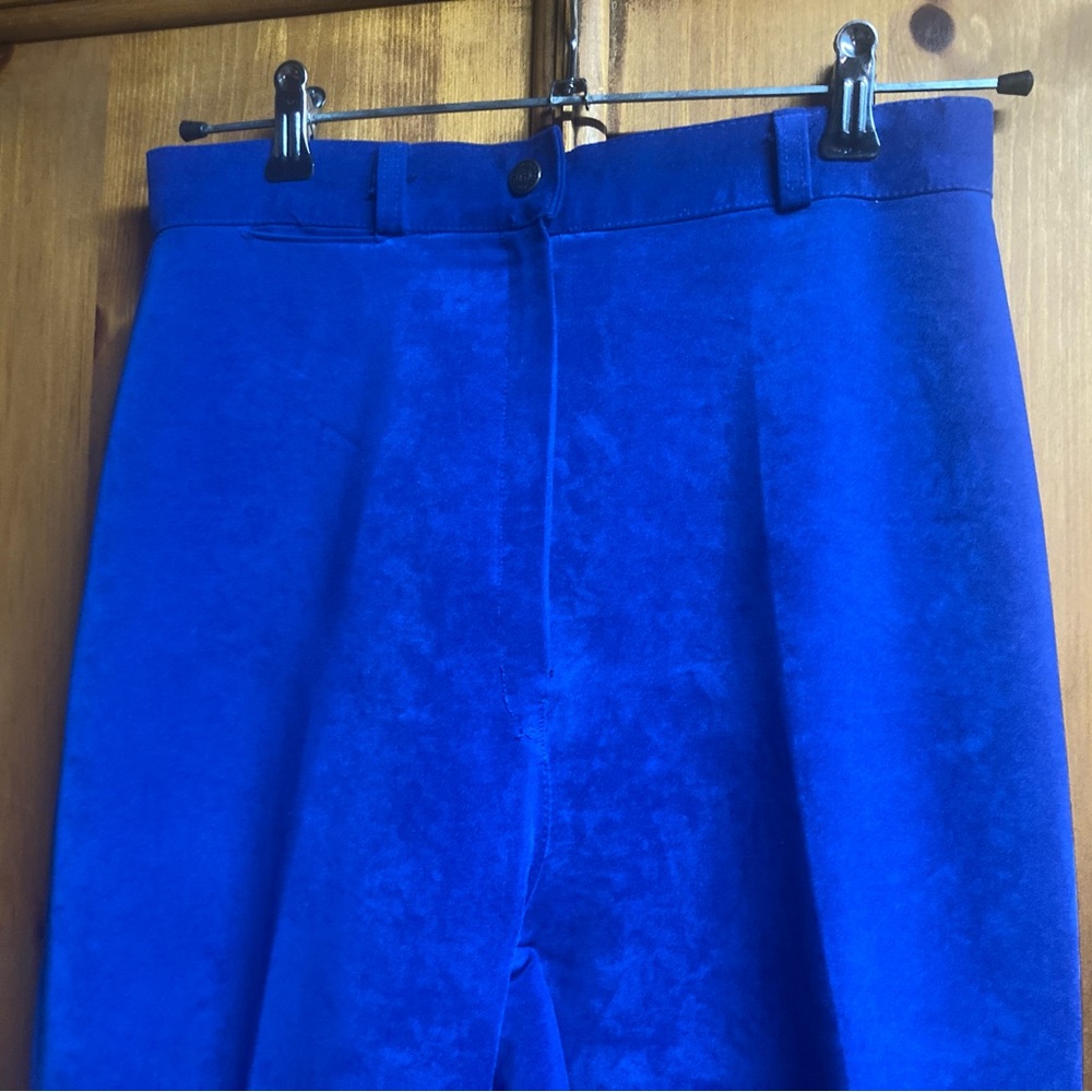 Blue Suede Pants - Picture 2 of 7